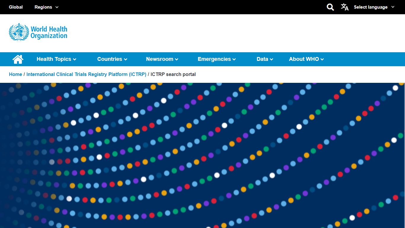 ICTRP search portal - World Health Organization